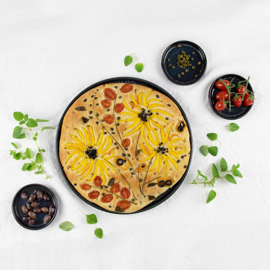 Sonnenblumen-Focaccia