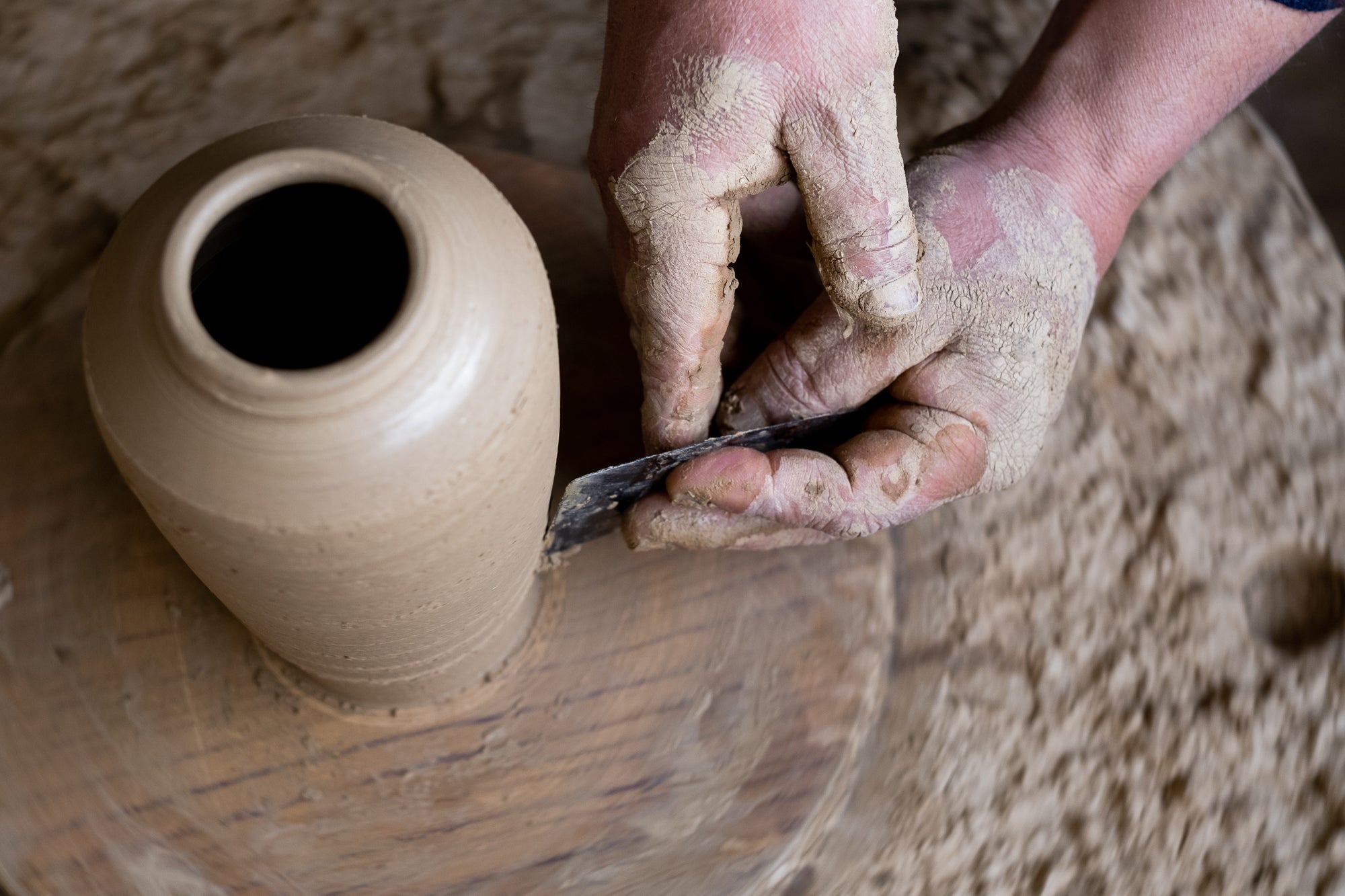 This Tiny Pottery Is Made On a Mini Potter's Wheel