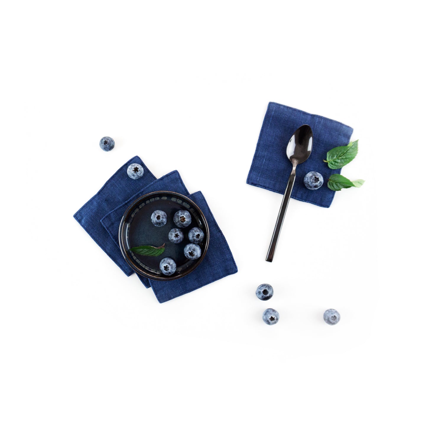 Untersetzer Leinen 4-er Set - atlantico