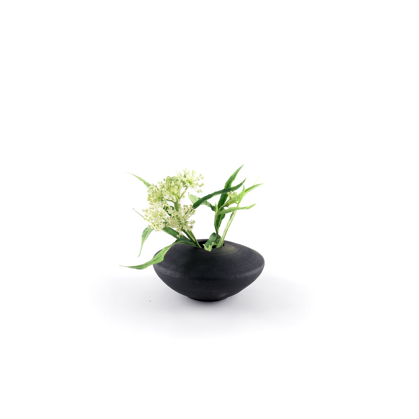 Vase Schwarzbrandkeramik pequeno