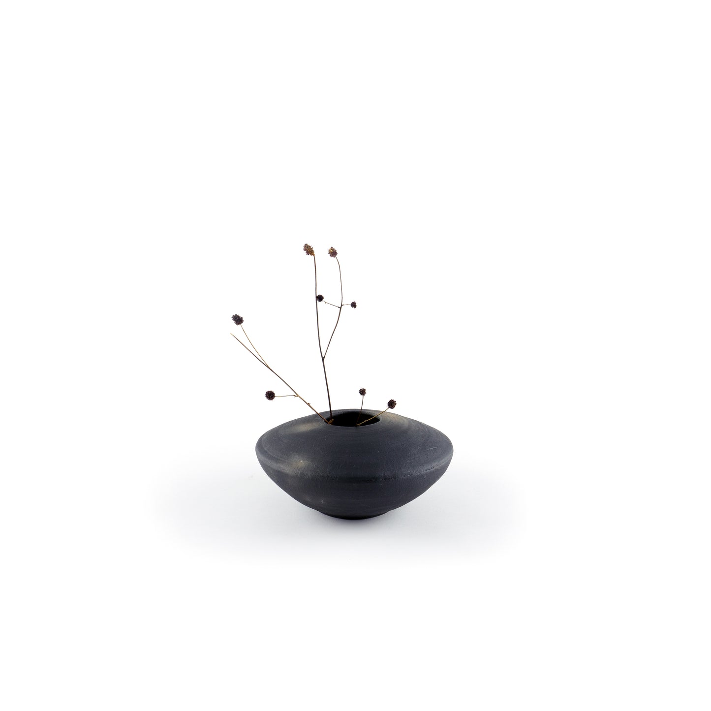 Vase Schwarzbrandkeramik pequeno