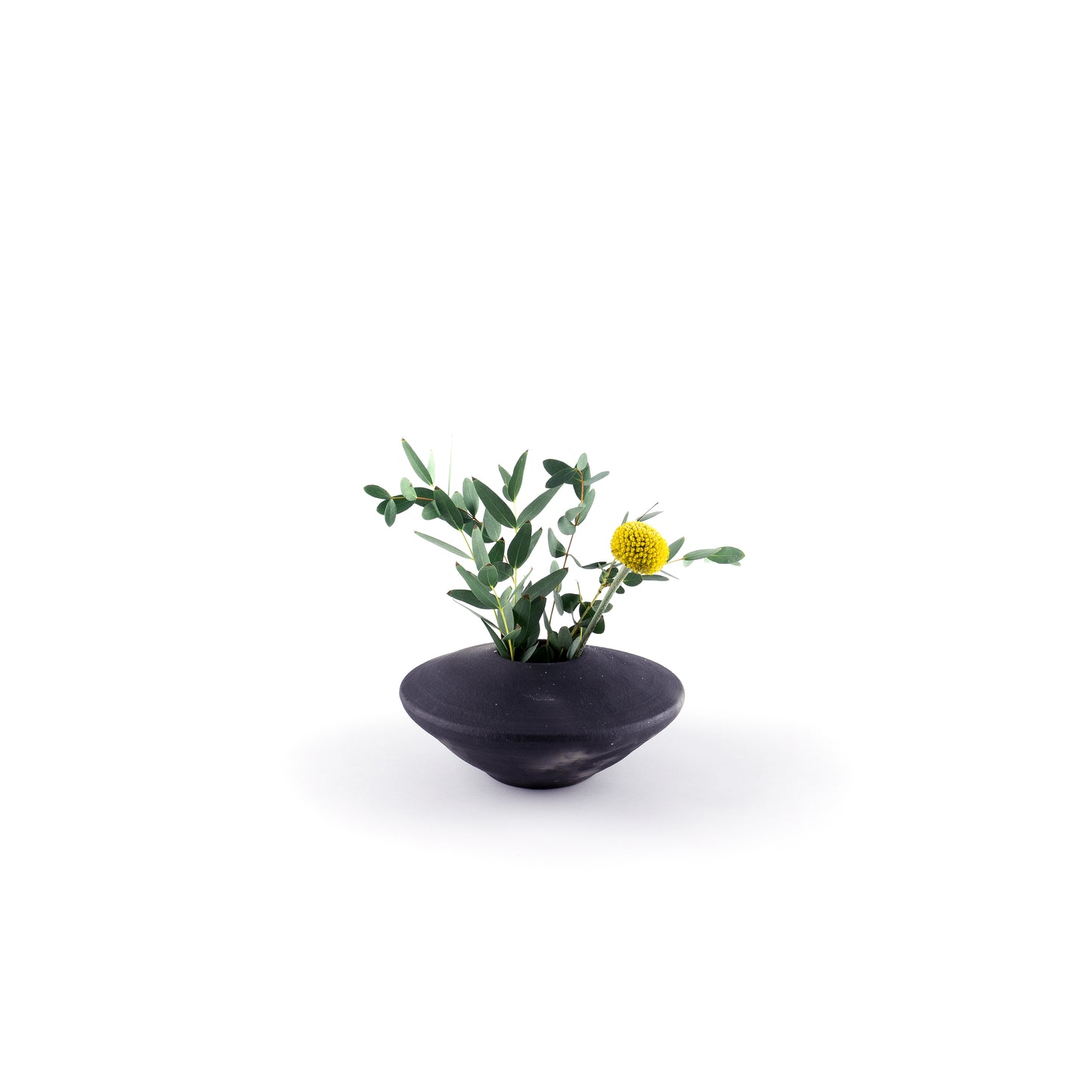 Vase Schwarzbrandkeramik pequeno