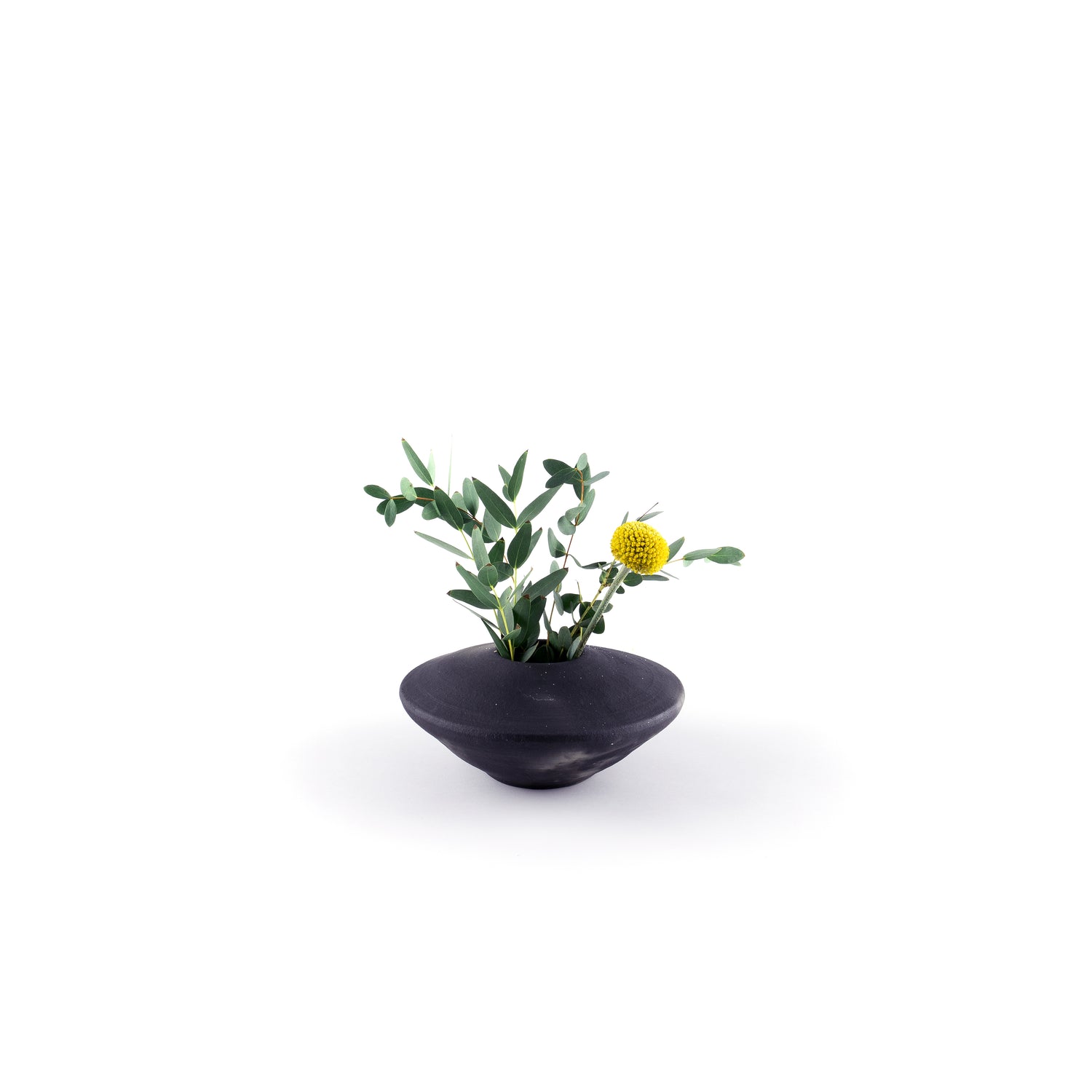 Vase Schwarzbrandkeramik pequeno